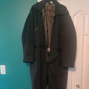 Walls Blizzard-Pruf Insulated Coveralls Mens XL Regular Green Work Jumpsuit